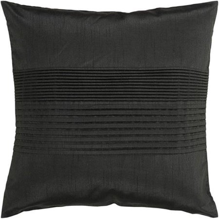 SURYA Surya Rug HH027-2222P Square Ebony Decorative Poly Fiber Pillow 22 x 22 in. HH027-2222P